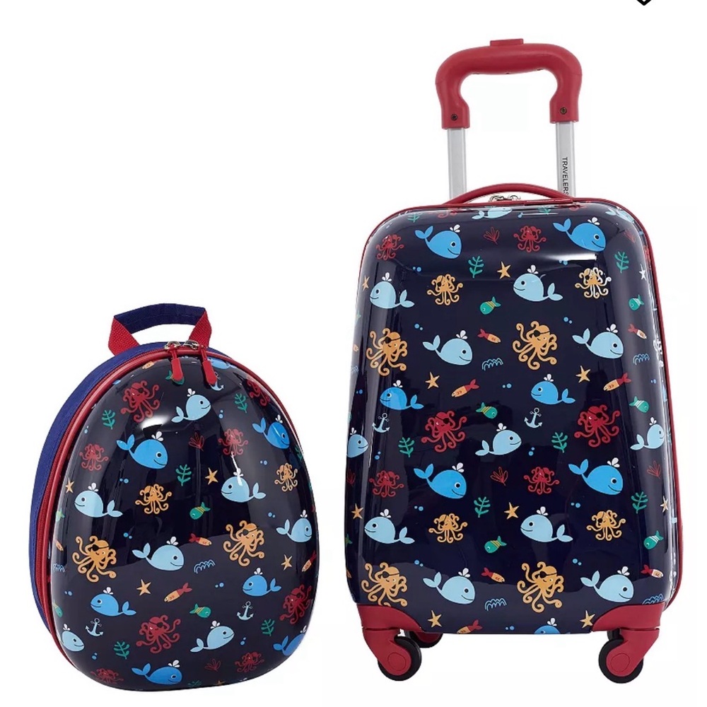 2 PC.Travelers Club Kids Luggage Set
